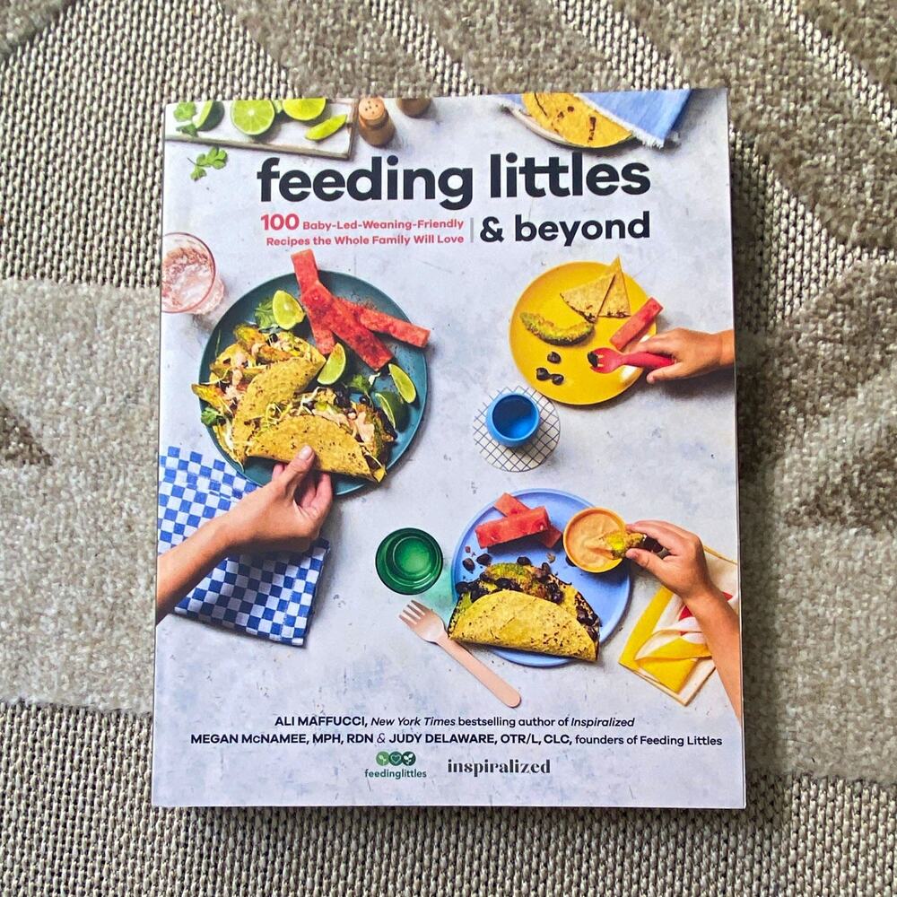 Feeding Littles & Beyond Softcover Illustrated Baby Food Cookbook - Maffucci